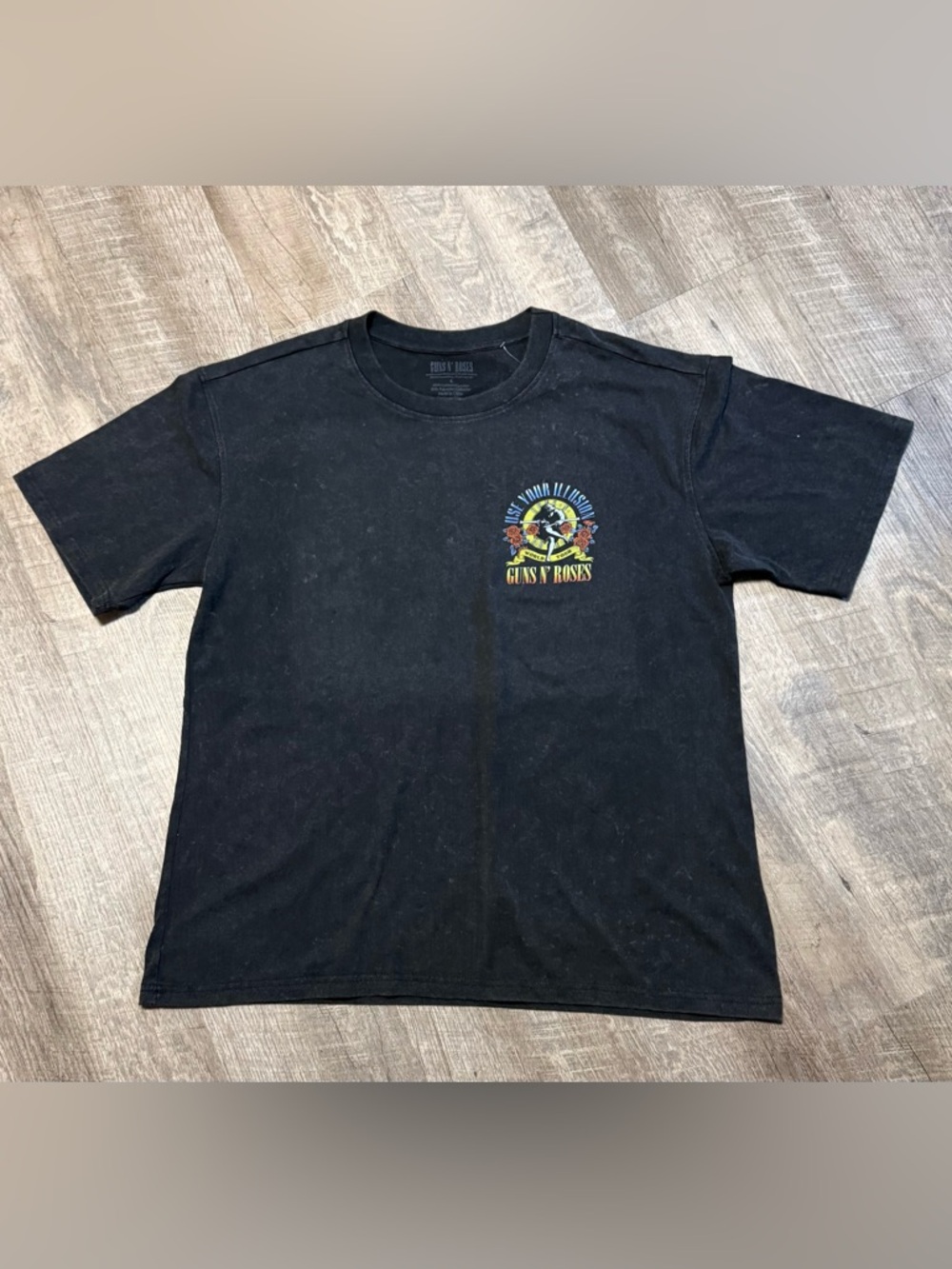 Guns N’ Roses Use Your Illusion World Tour Mens Short Sleeve Tee Mens Size Large